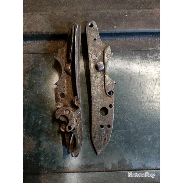 Paire de platine fusil