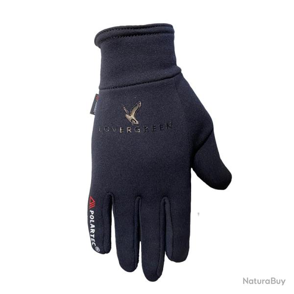 GANTS POLARTEC NOIR LOVERGREEN