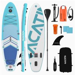 Planche &agrave; Paddle Adulte, Paddle gonflable , Paddle Ajustable, Pompe de Gonflage, Sac