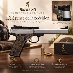 PISTOLET BUCKMARK PLUS S/S UDX SE MS ADJ S 22LR