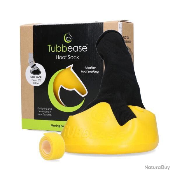 Chaussette de Soin pour Sabot de Cheval Tubbease - 175 mm - Jaune