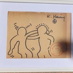Dessin tableau keith haring