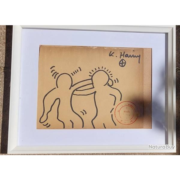 Dessin tableau keith haring