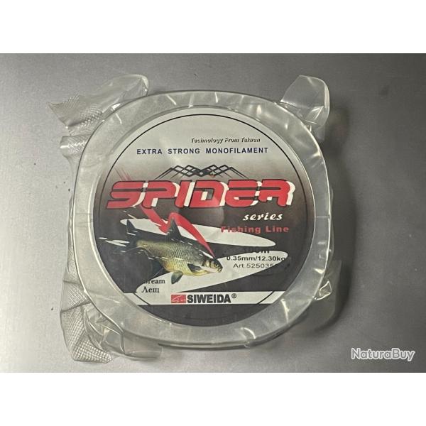 FIL DE PECHE POUR POISSON BLANC 0,35 mm  12,30 kg