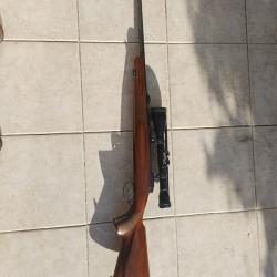 Carabine ANSCHUTZ calibre 270 Winchester avec lunette Weatherby