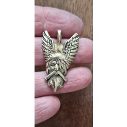 Pendentif gaulois viking laiton
