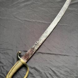 Sabre briquet fran&ccedil;ais mod&egrave;le An XI - Napol&eacute;on 1er empire