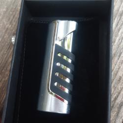 Briquet Torche Visol Presa Chrome & Noir