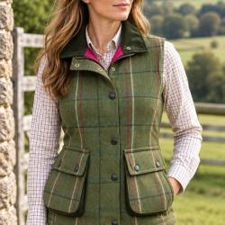 Gilet en tweed pour femme Ruby