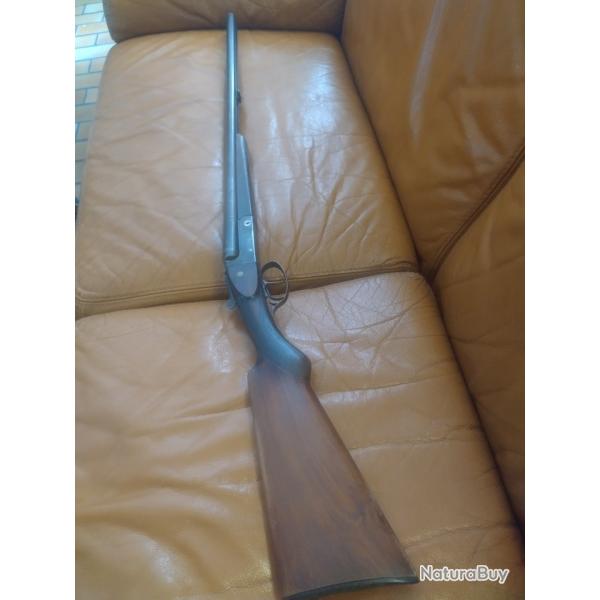 saint Etienne  fusil juxtapos� NEMROD artisanal stephanois en calibre 16