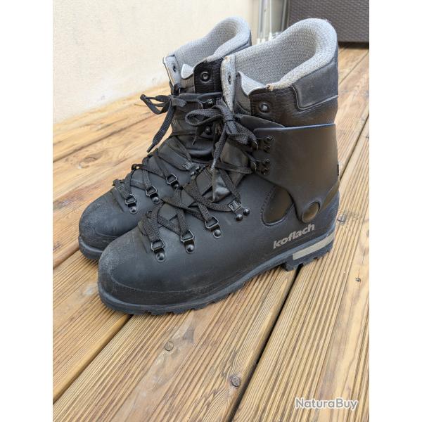 Chaussures alpinisme/chasse Koflach Para Black � Coque rigide grand froid � Pointure 42