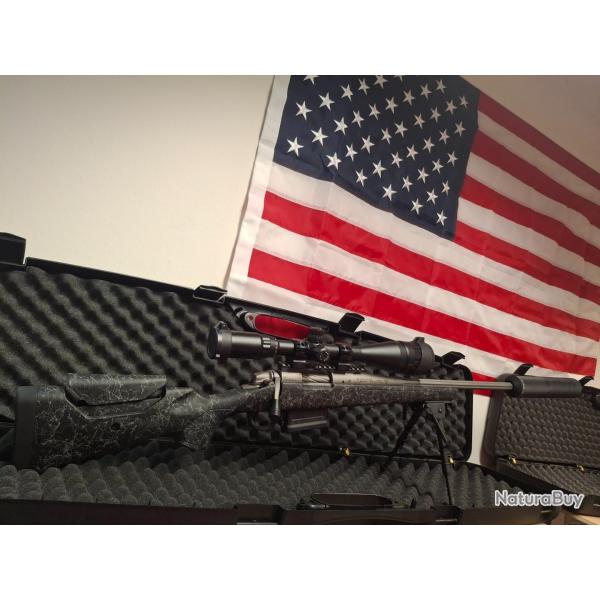 BERGARA B14 SIERRA STAINLESS BLACK/GREY CAL. 308 WIN + LUNETTE + BIPIED+ MALLETTE