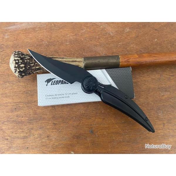 NOUVEAU LEOPARD COUTEAU PLUME TETE  INDIEN  (2026 3