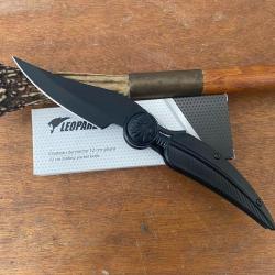 NOUVEAU LEOPARD COUTEAU PLUME TETE  INDIEN  (2026 5