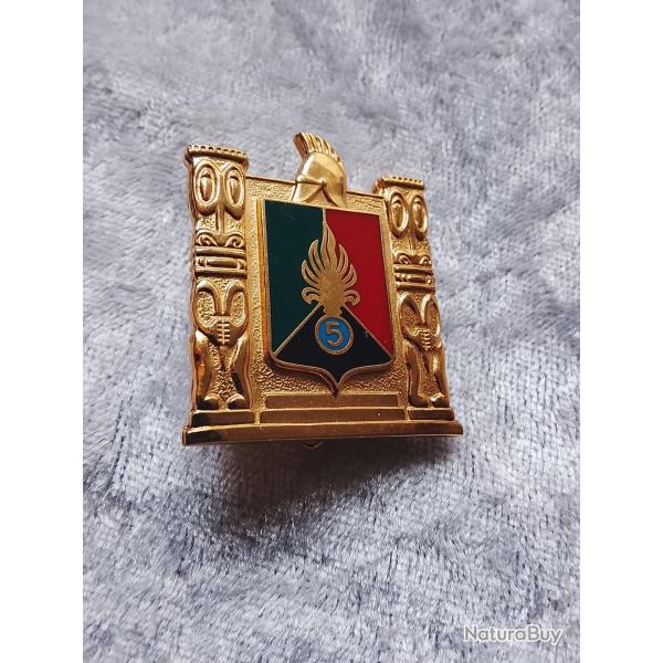 Insigne militaire 5 r�giment �tranger mixte du pacifique l�gion �trang�re balme saumur g2988