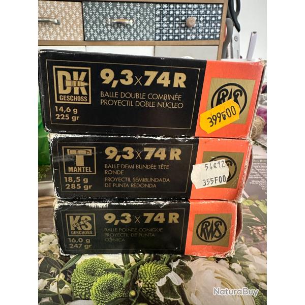 Balles de carabines express 9,3 74 R