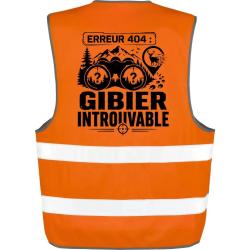 Gilet Chasse - Erreur 404 - Gibier introuvable - Orange