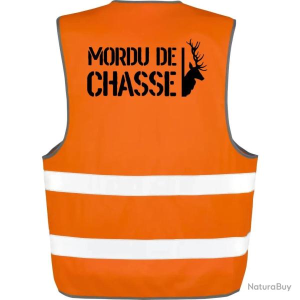 Gilet Chasse - Mordu de chasse - Orange