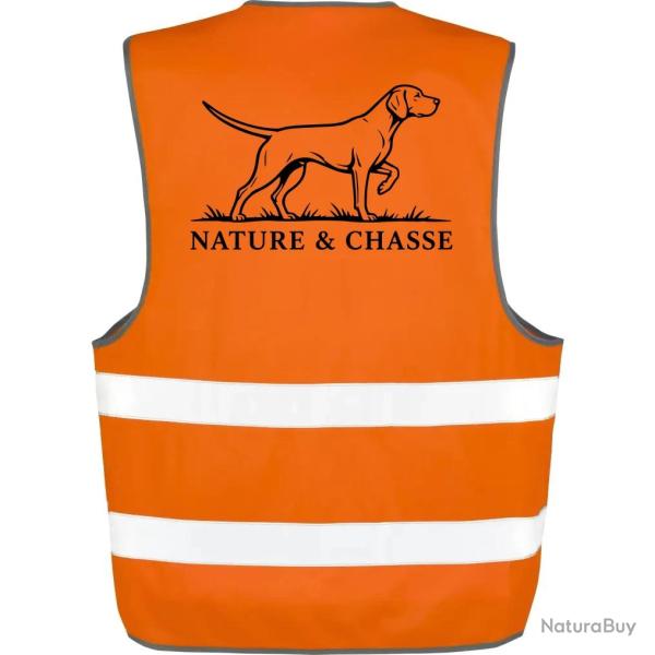 Gilet Chasse - Nature et chasse - Chien d'arr�t - Orange