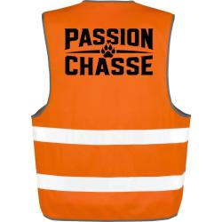 Gilet Chasse - Passion chasse - Empreinte classique - Orange