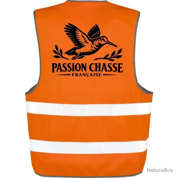 Gilet Chasse - Passion chasse fran�aise - B�casse - Orange