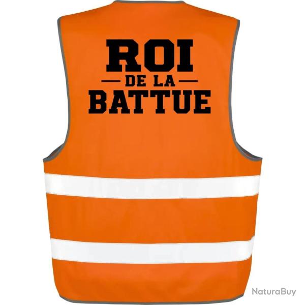 Gilet Chasse - Roi de la battue - Orange