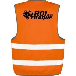 Gilet Chasse - Roi de la traque - Chien courant - Orange