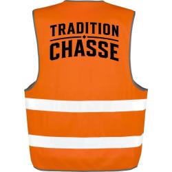 Gilet Chasse - Tradition chasse - Vintage - Orange