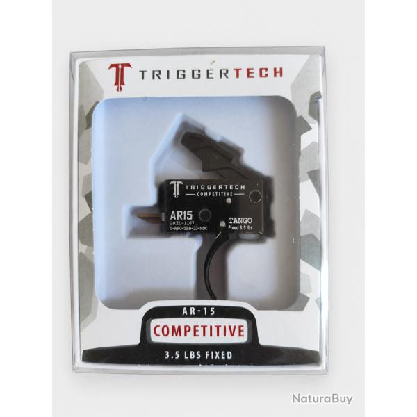 D�tente Triggertech Comp�titive Tango curved noire pour AR-15