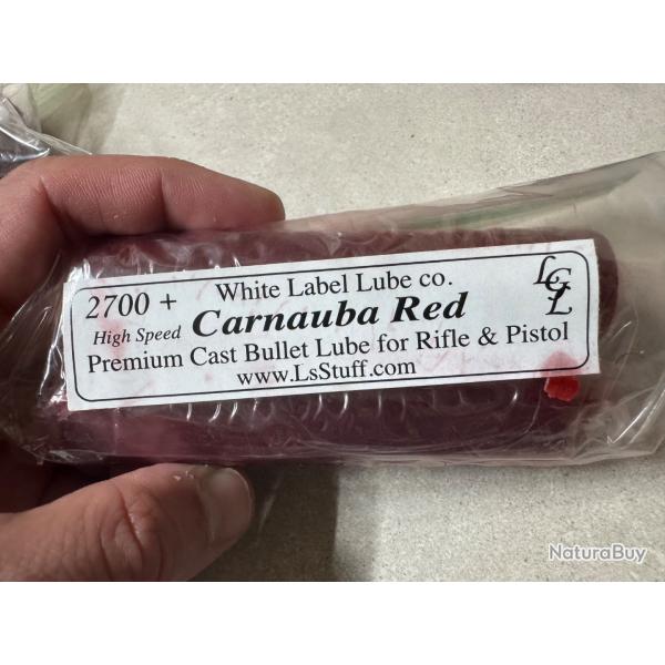 Lubrifiant balles plomb Carnauba Red - Lyman RCBS