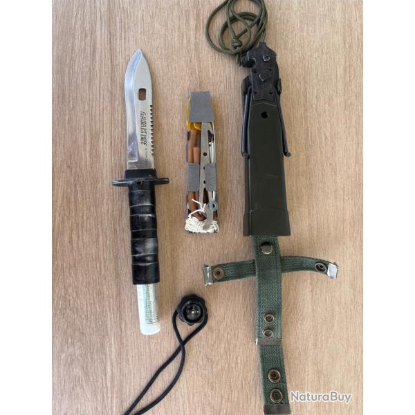 Couteau survie Explora kit Knife