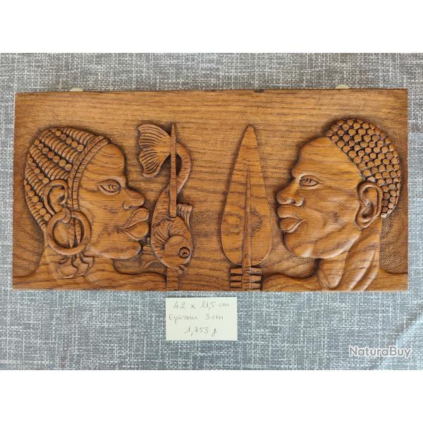 Sculpture d'Antoine NAL les africains