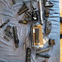 Lot d'&eacute;quipement airsoft &agrave; vendre possible lot prix r&eacute;duit disponible avec photo