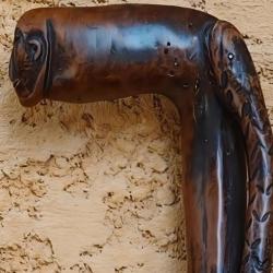 Sculpture &Eacute;milie NAL la canne du serpent