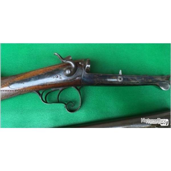Fusil de chasse juxtapos� Lefaucheux cal 16/65