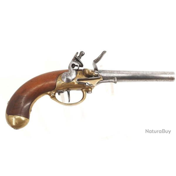 PISTOLET DE CAVALERIE � SILEX MOD�LE 1777 � COFFRE SAINT-�TIENNE 1787 FRANCE Categorie D