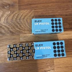 2 bo&icirc;tes de munitions Eley LR Pistol (Collection)