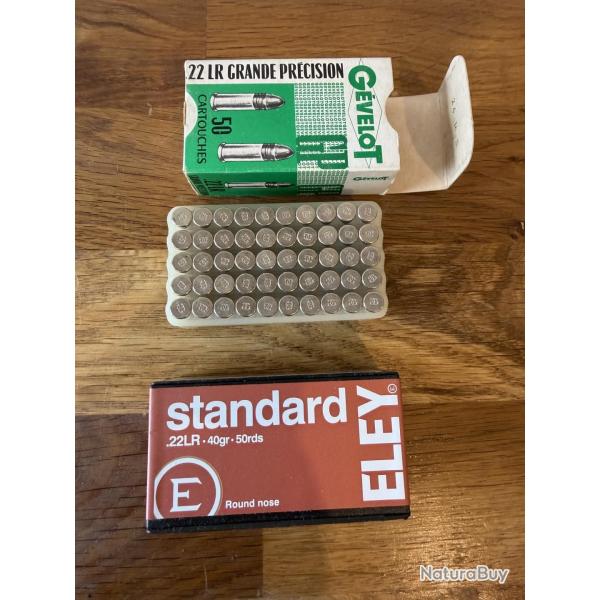 2 bo�tes de munitions 22Lr