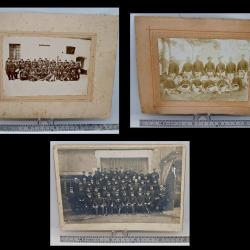Lot anciennes photographies militaires fran&ccedil;ais fin XIXe ou d&eacute;but du XXe si&egrave;cle