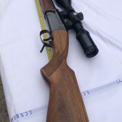 Carabine 243 baikal avec sa lunette
