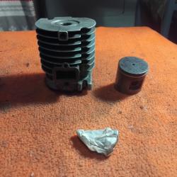 Cylindre plus piston tron&ccedil;onneuse Stihl 010 AV