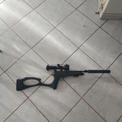Pistolet  carabine customis&eacute; CP 1 calibre 5.5