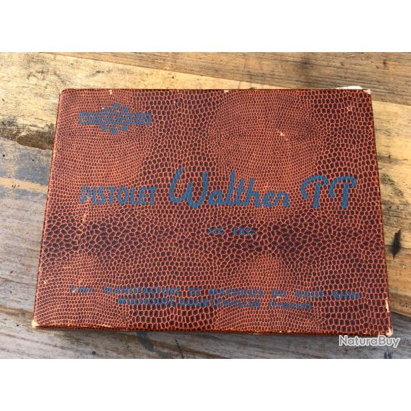 boite de Walther pp avec ses papiers et  mode d'emploi