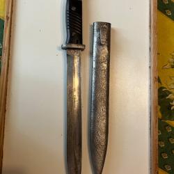 Baionnette Mauser Mle 1884-98 3 &egrave;me type Horster
