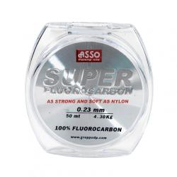 Fluorocarbone Asso Super Fluorocarbon 50m 150m 0,10mm Naturel 0,80kg