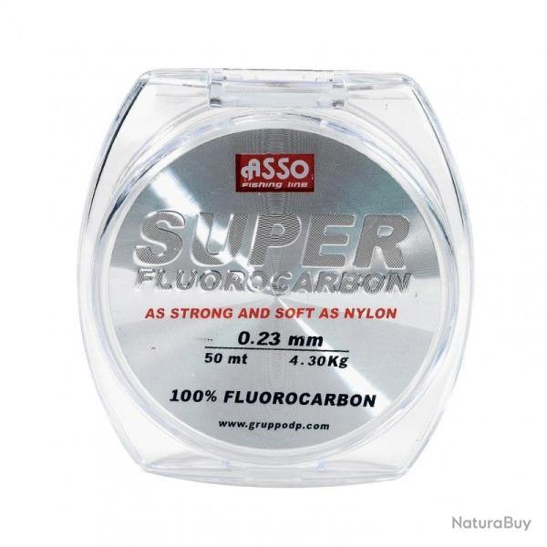 Fluorocarbone Asso Super Fluorocarbon 50m 0,25mm 50m Naturel 5,30kg