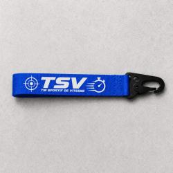 Porte-cl&eacute; Tir Sportif - TSV - Tir sportif de vitesse - Bleu