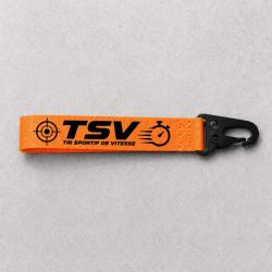Porte-cl&eacute; Tir Sportif - TSV - Tir sportif de vitesse - Orange