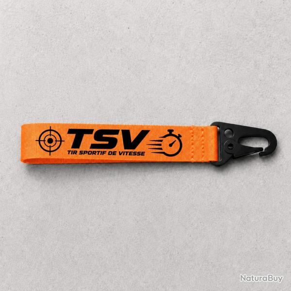 Porte-cl� Tir Sportif - TSV - Tir sportif de vitesse - Orange