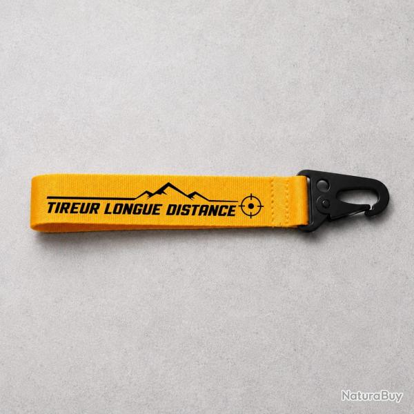 Porte-cl� Tir Sportif - Tireur longue distance - Montagne - Jaune